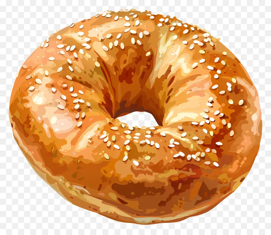 Bagel，Tostado PNG