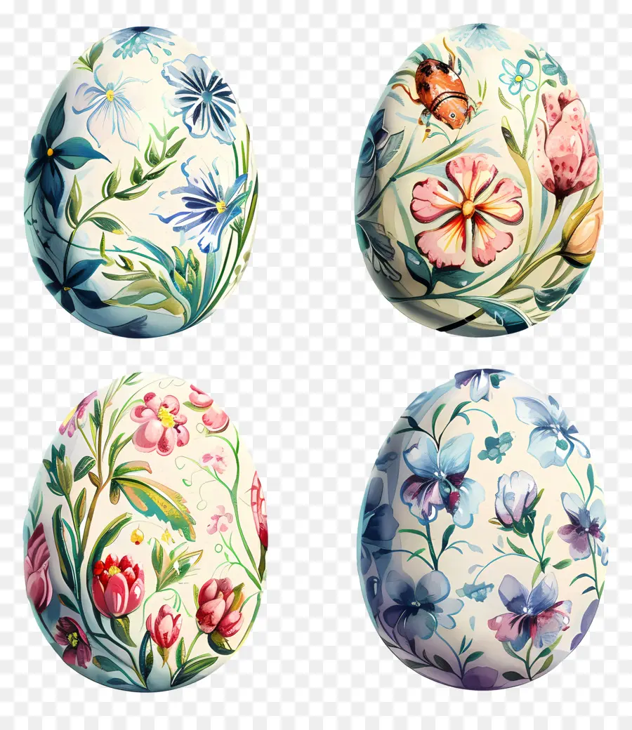 Los Huevos De Pascua，Huevos Decorativos PNG