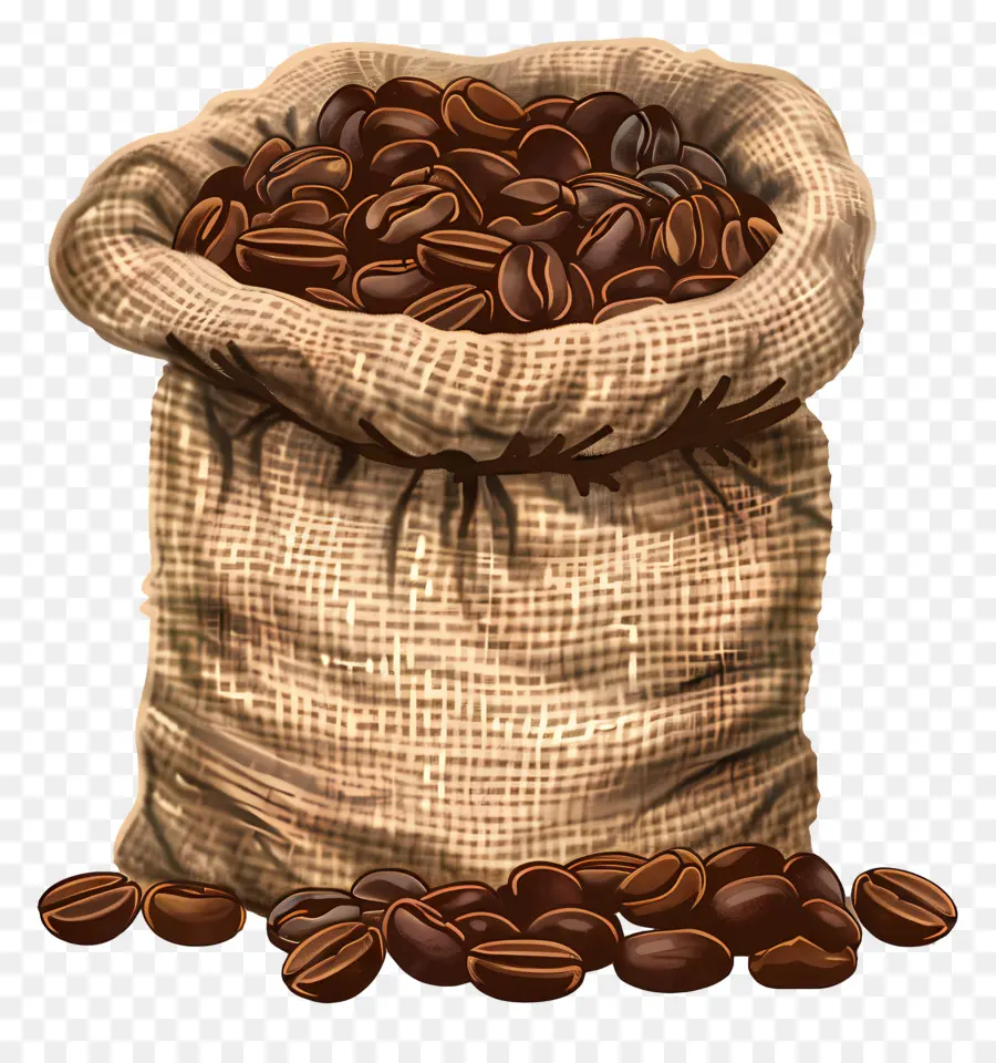 Granos De Café，Bolsa PNG