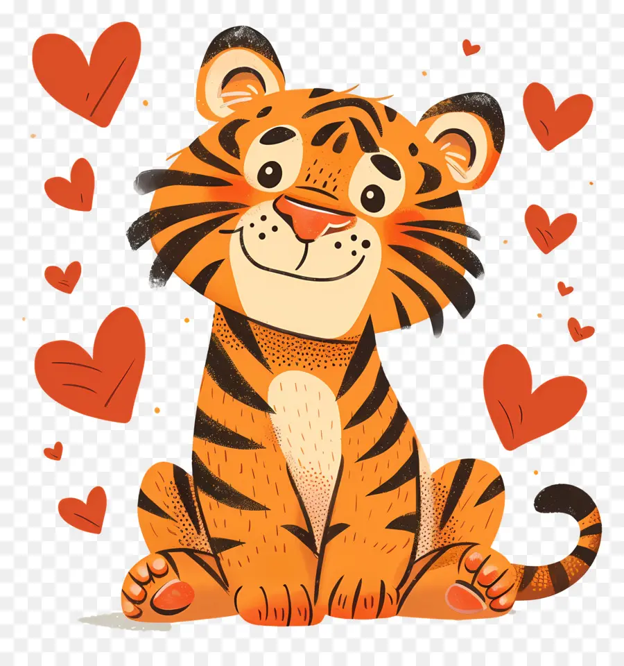 Tigre，Cartoon Tiger PNG