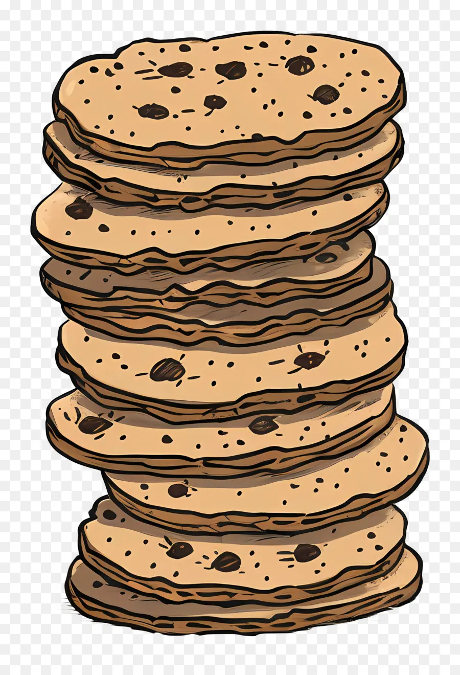 Pila De Galletas，Las Cookies PNG