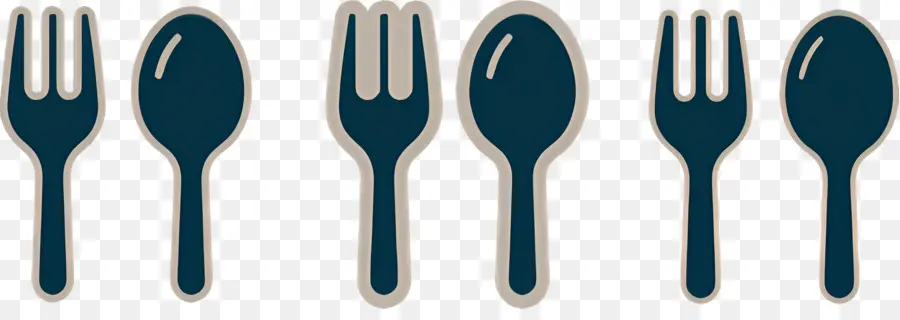 Tenedor Y Cuchara，Platería PNG