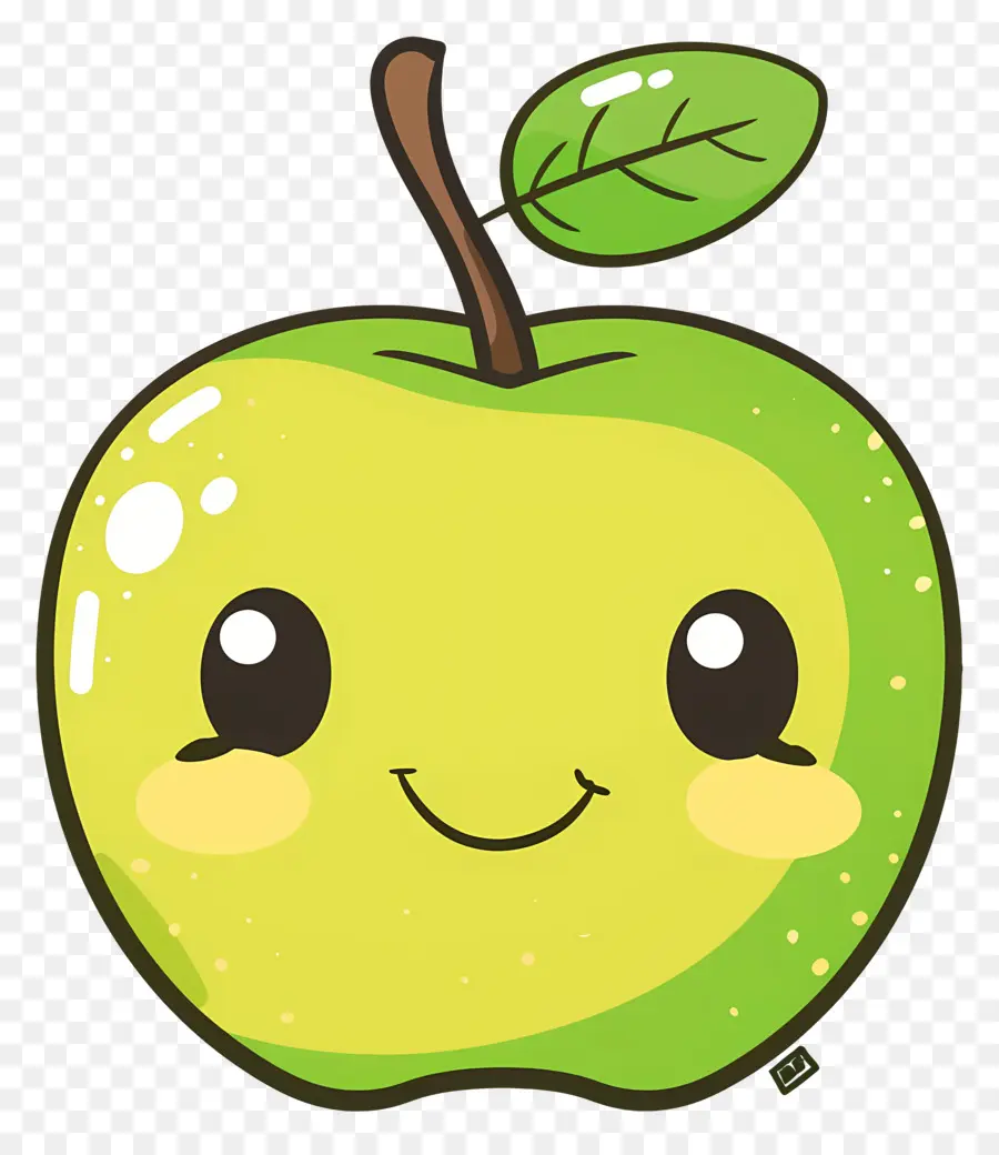 Lindo Apple，Manzana Verde PNG