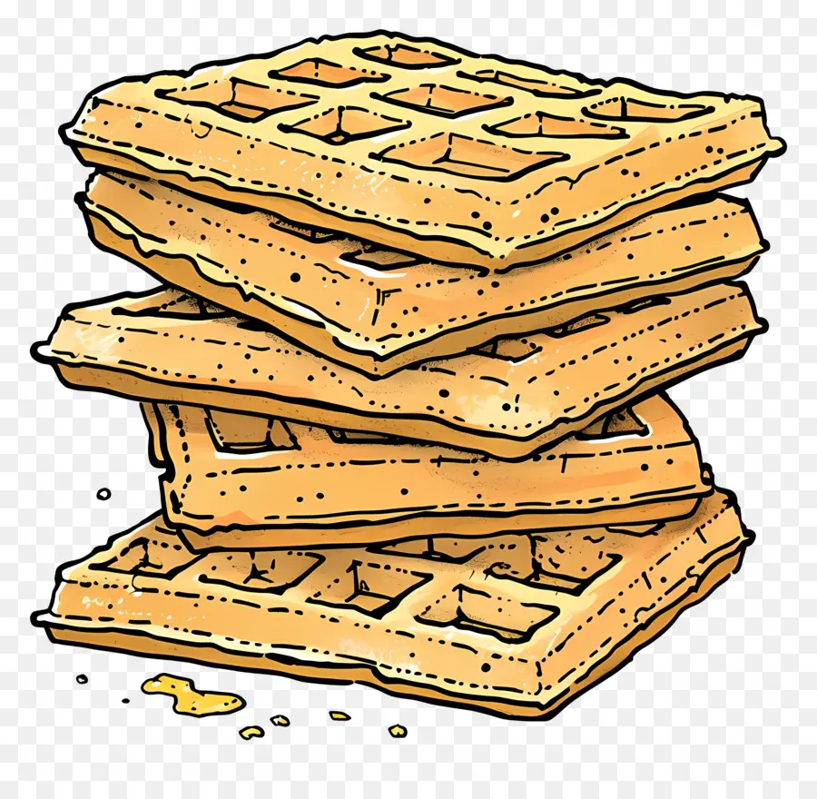 Pila De Waffles，Waffles PNG