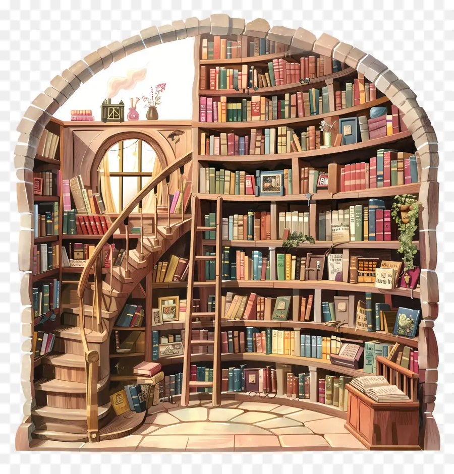 Biblioteca，Libros PNG