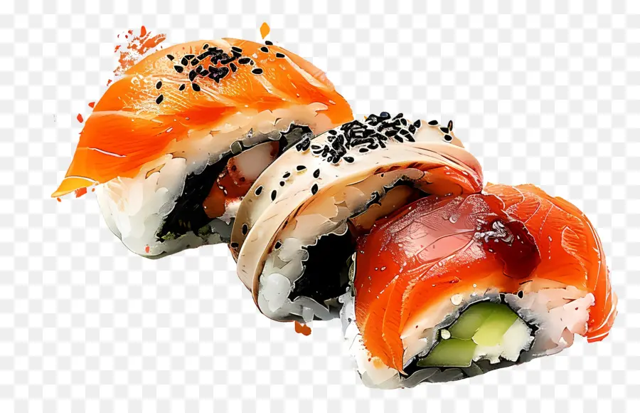 Sushi，Rollos De Sushi PNG