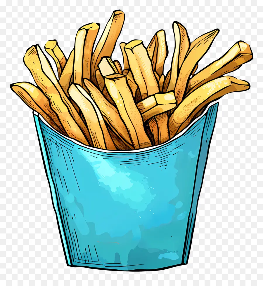 Las Papas Fritas，Comida Rápida PNG