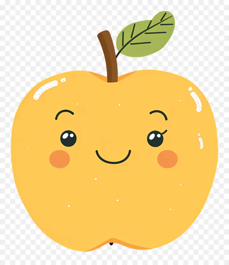 Lindo Apple，Fruta Sonriente PNG