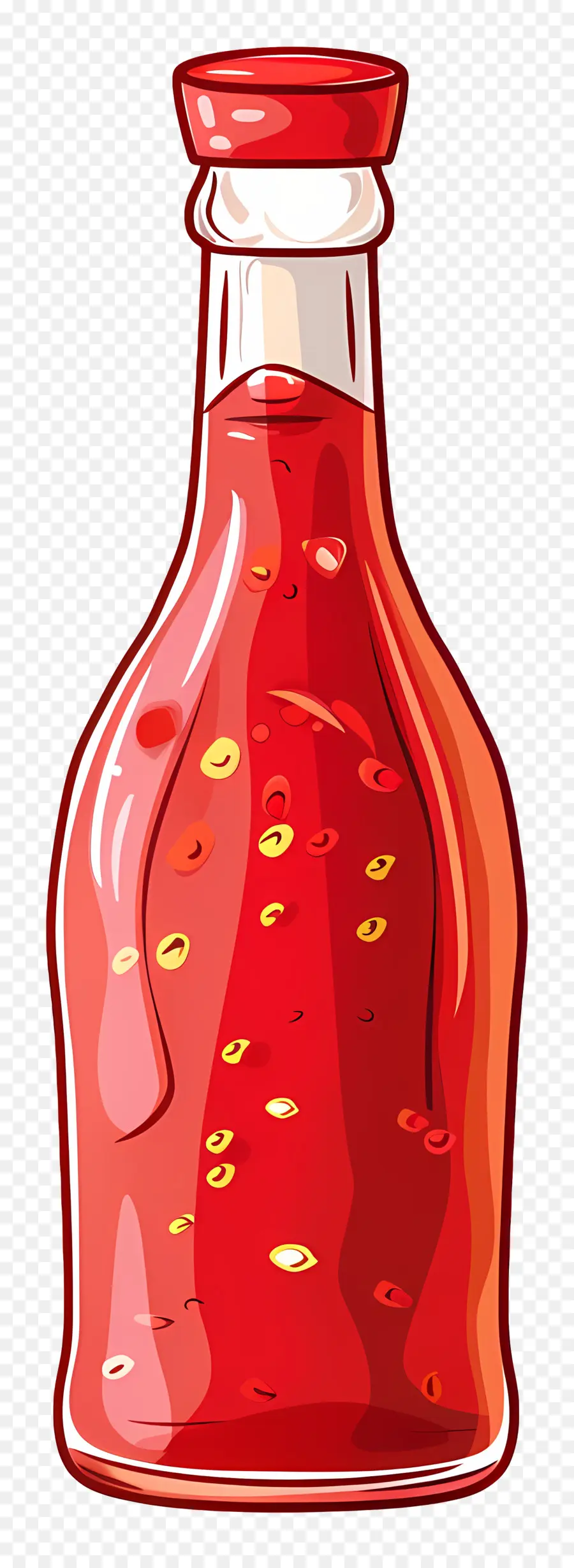 Salsa De Chili Dulce，Botella De Vidrio PNG