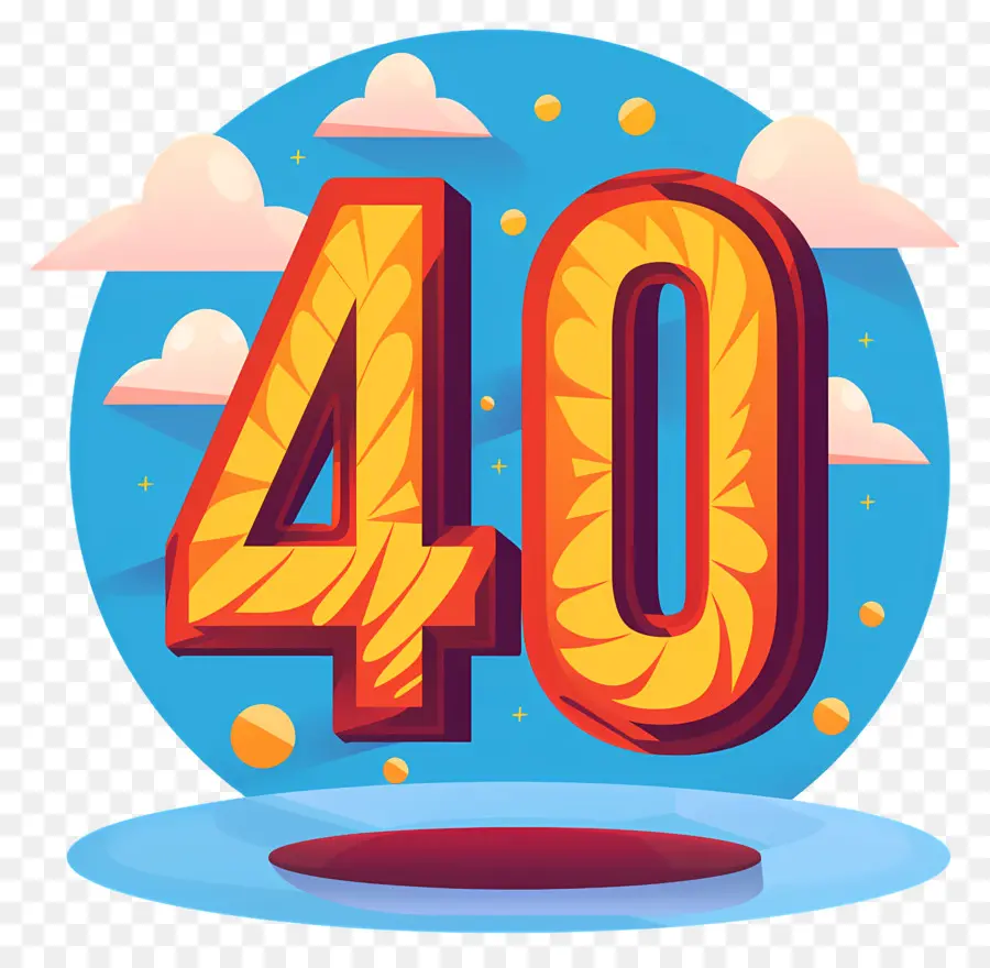 Número 40，Edad PNG