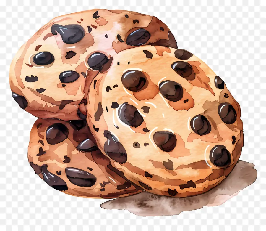 Galletas Con Chispas De Chocolate，Los Productos Horneados PNG