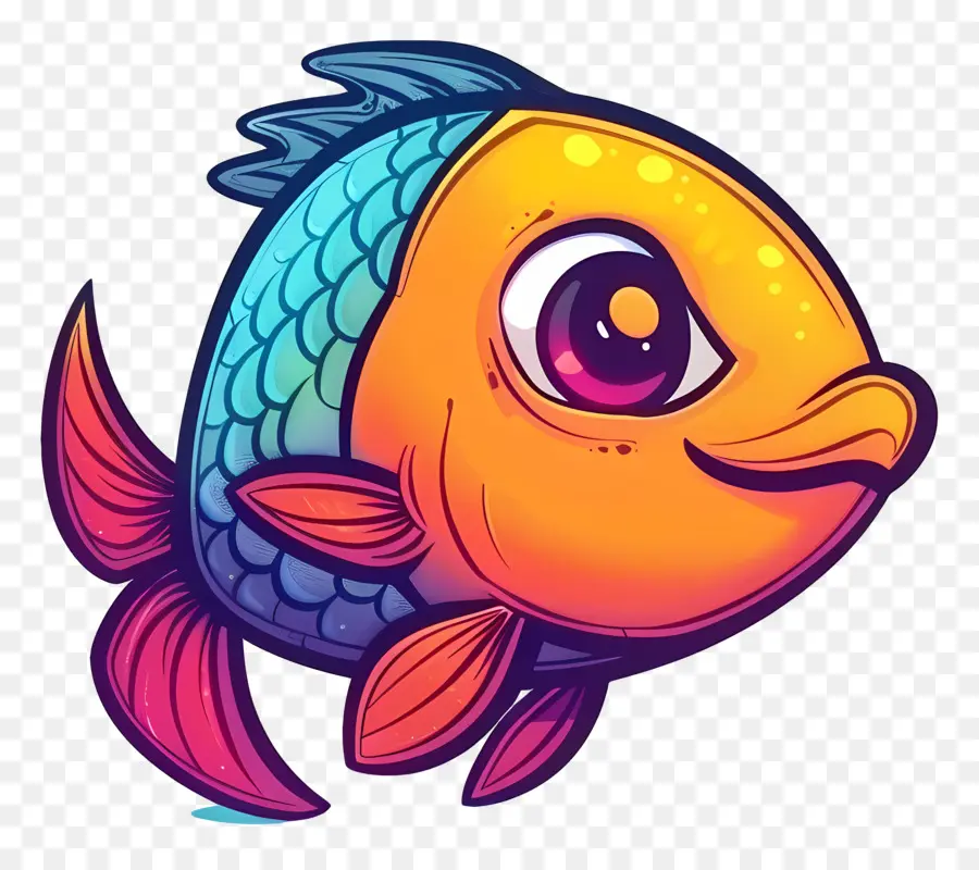 Lindo Pescado，Peces De Colores PNG