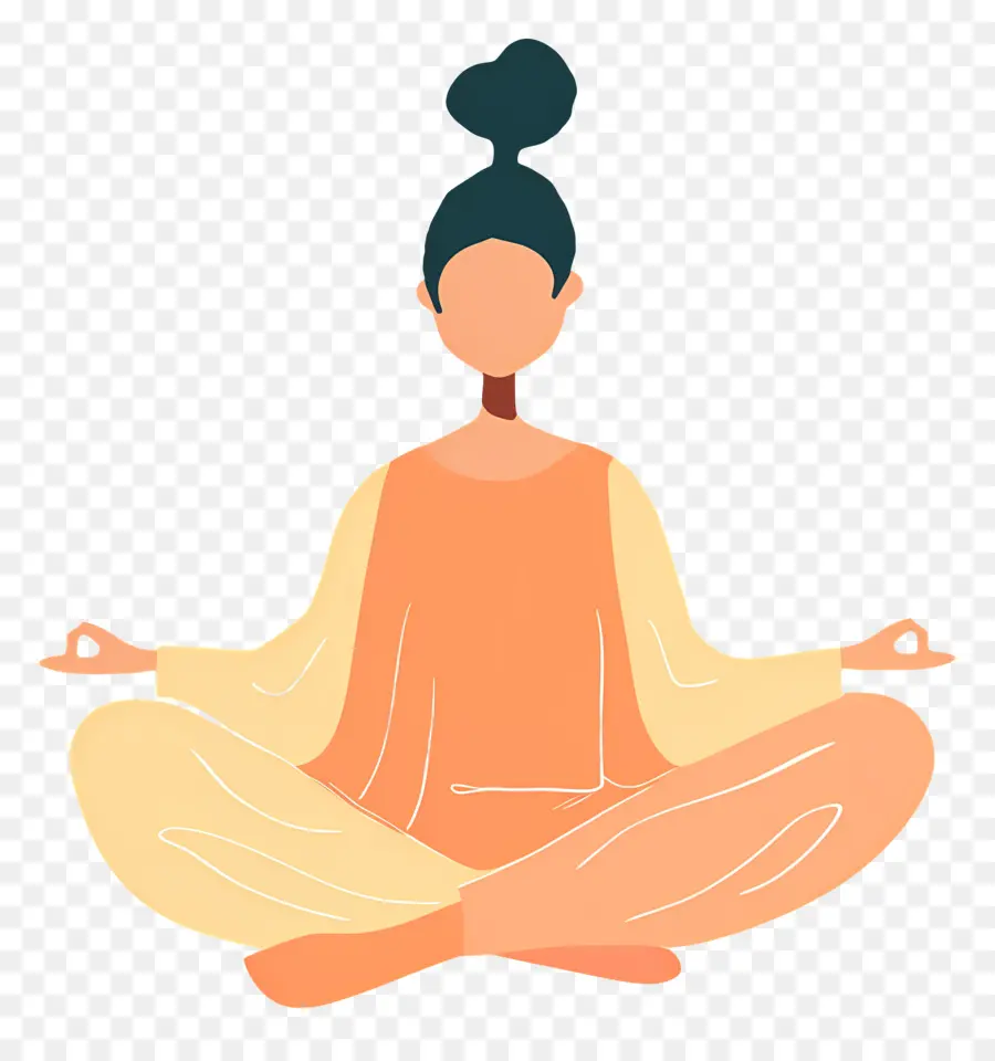 La Meditación，Asana PNG