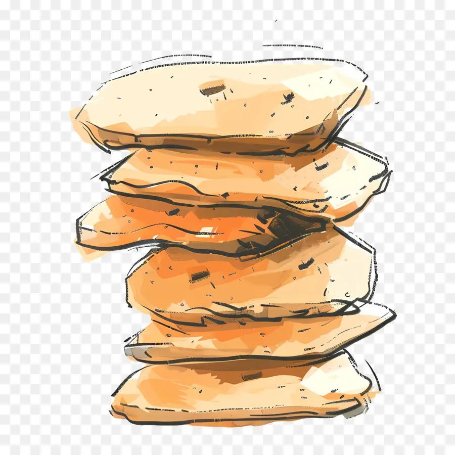 Pila De Galletas，Las Cookies PNG