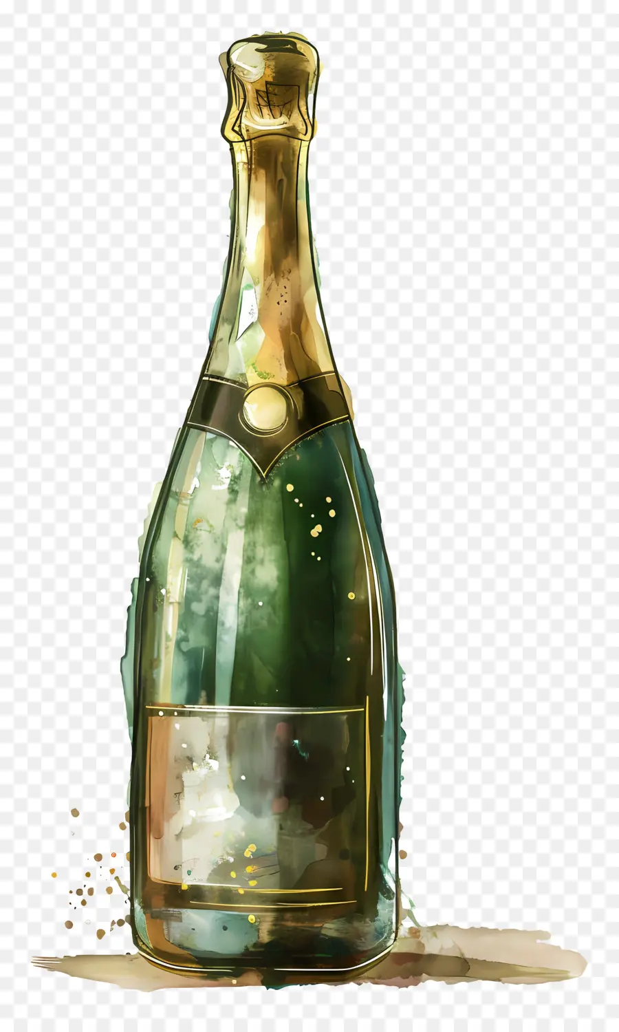 Botella De Champagne，Champaña PNG