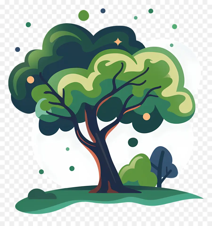 árbol Cubierto De Musgo，Árbol PNG