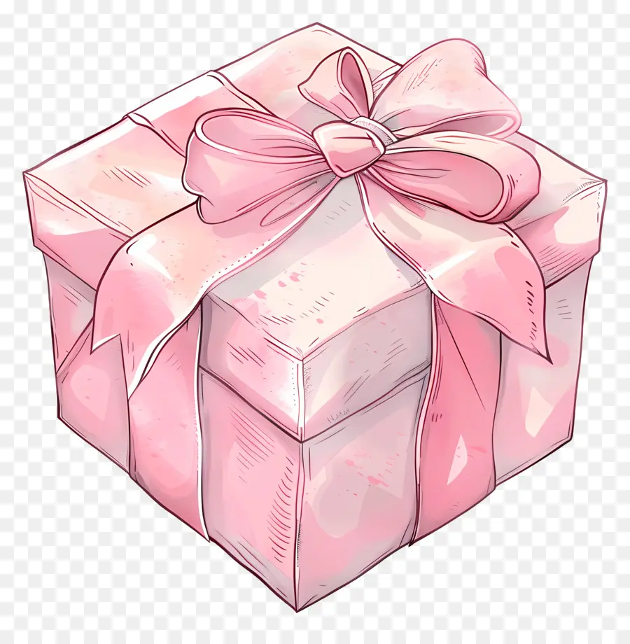 Caja De Regalo，Rosa Caja De Regalo PNG