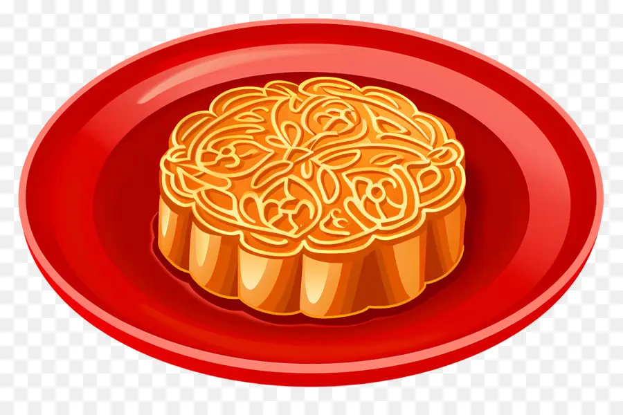 Mooncake，La Comida China PNG