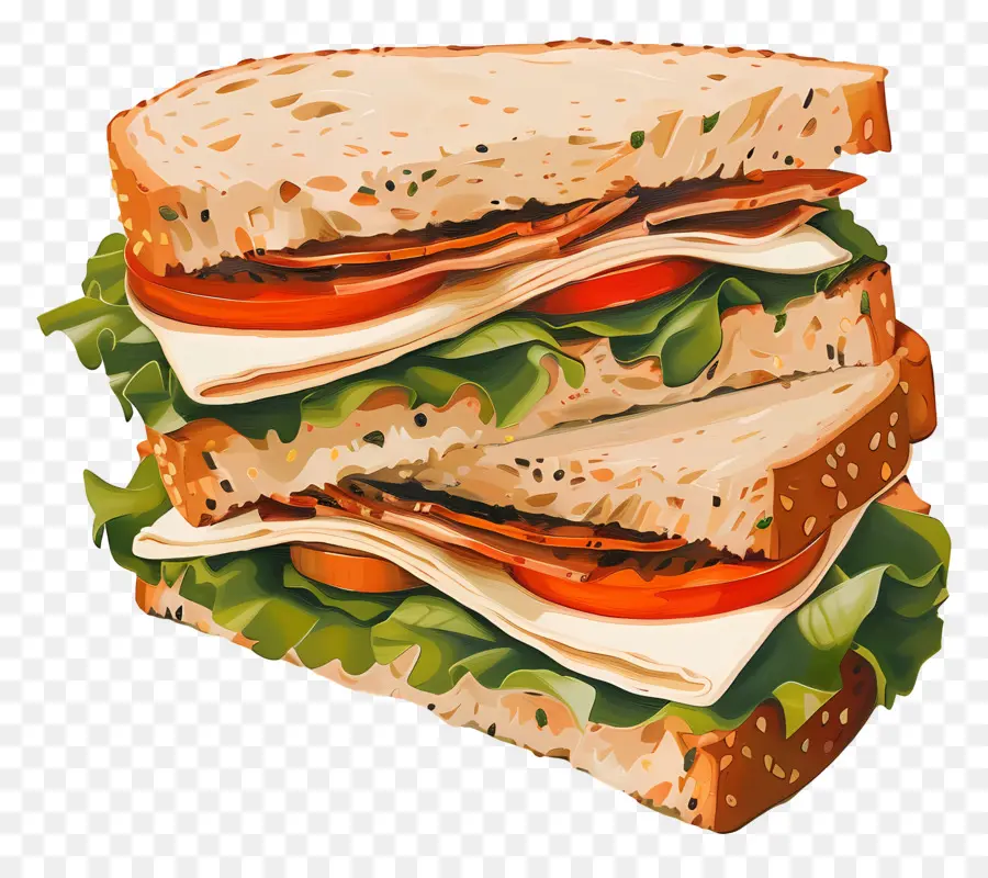 Sándwich，Pan PNG