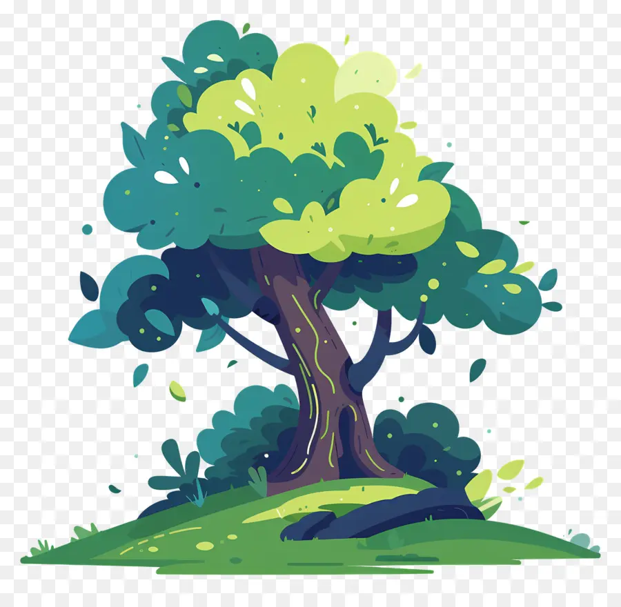 árbol Cubierto De Musgo，Árbol PNG