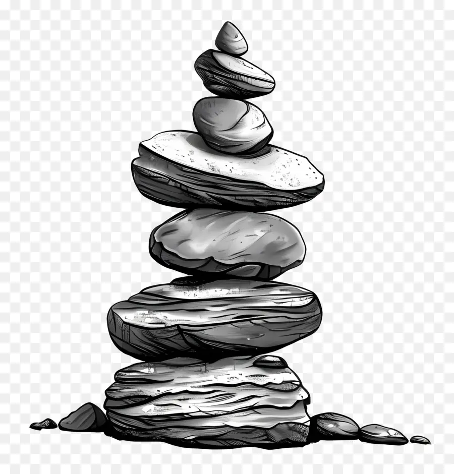 Piedras Apiladas，Balance PNG