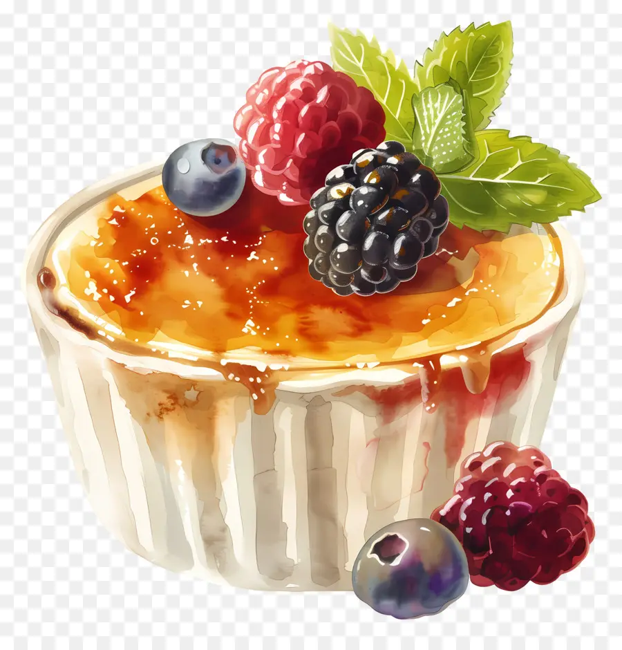 La Crème Brûlée，De Postre PNG