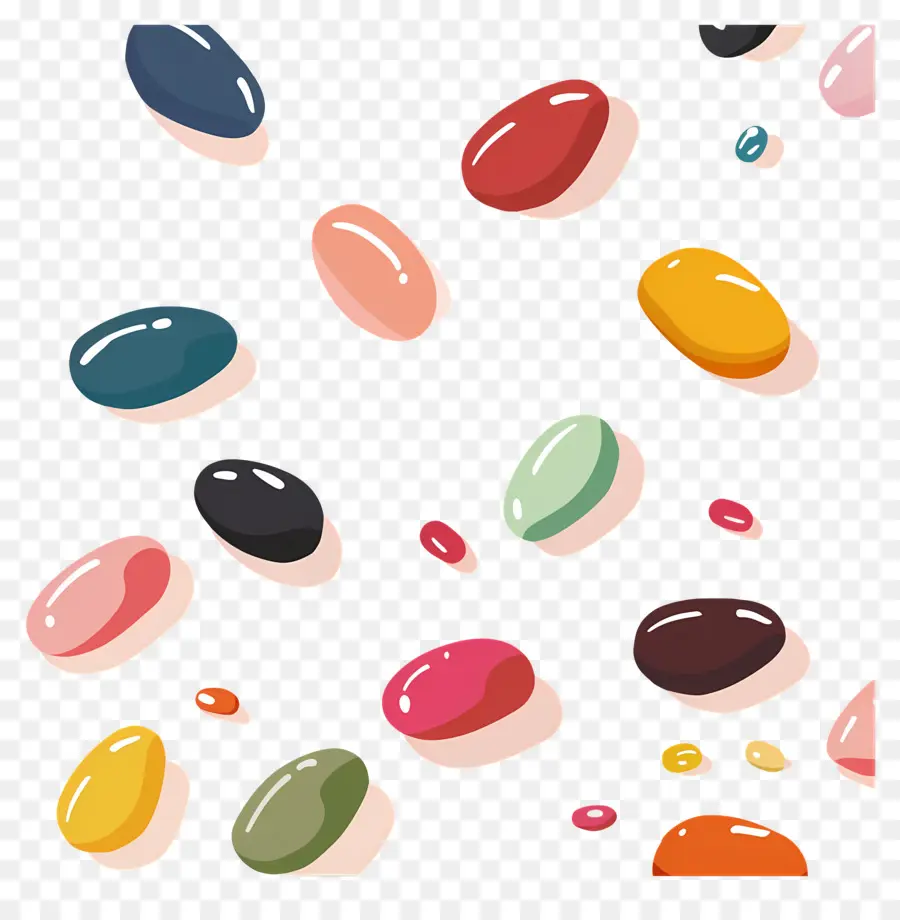 Jelly Beans，Dulces PNG