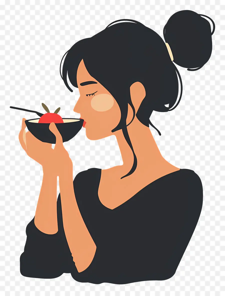 Comer，Mujer PNG