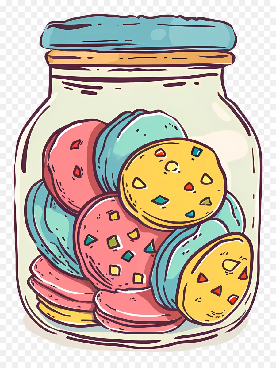 Tarro De Galletas，Galletas PNG