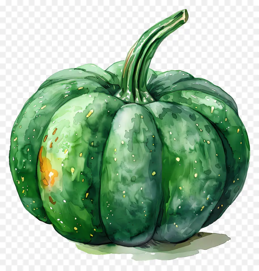 Verde Calabaza，La Sandía PNG