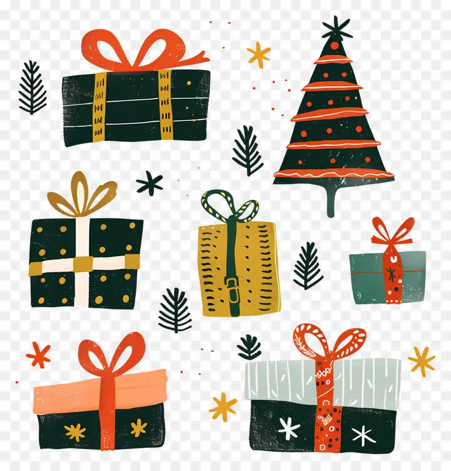 Regalos De Navidad，Christmas Presenta PNG