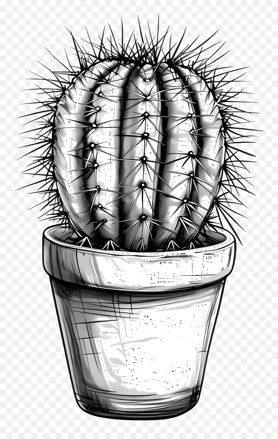 Cactus En Maceta，Cactus PNG