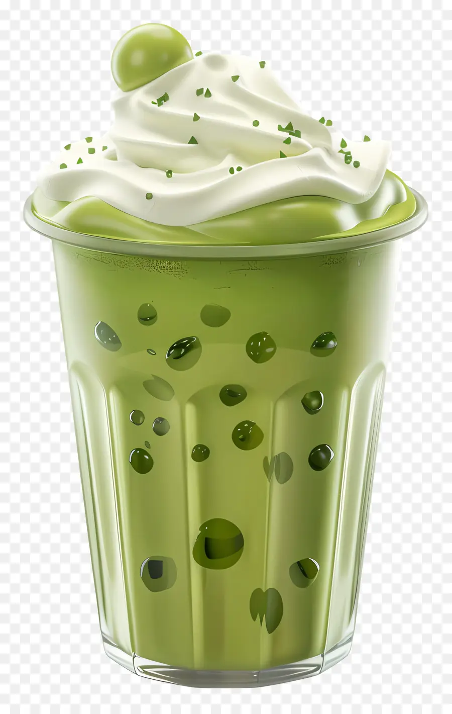 Beber Té Matcha，Crema Batida PNG