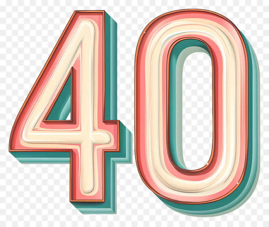 Número 40，Edad PNG