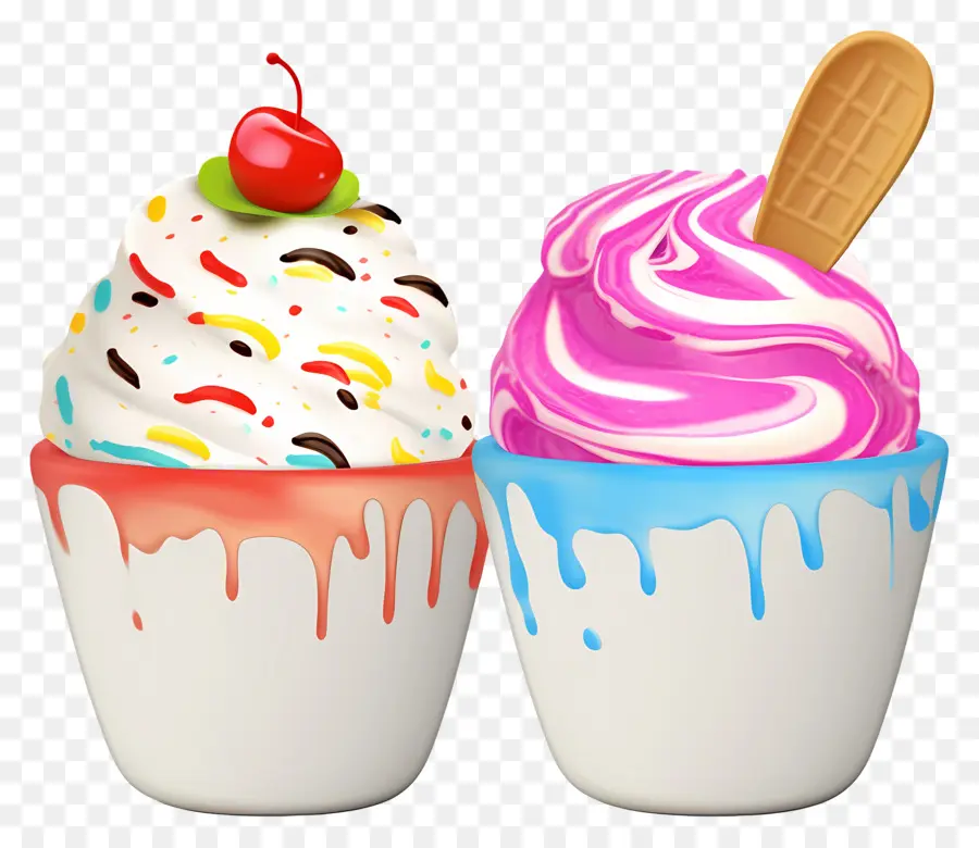 Helado，Conos De Helado PNG