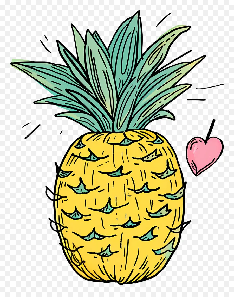 Piña，La Fruta PNG