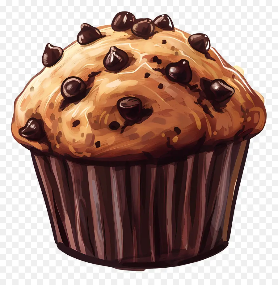 Mollete，Muffin De Chispas De Chocolate PNG