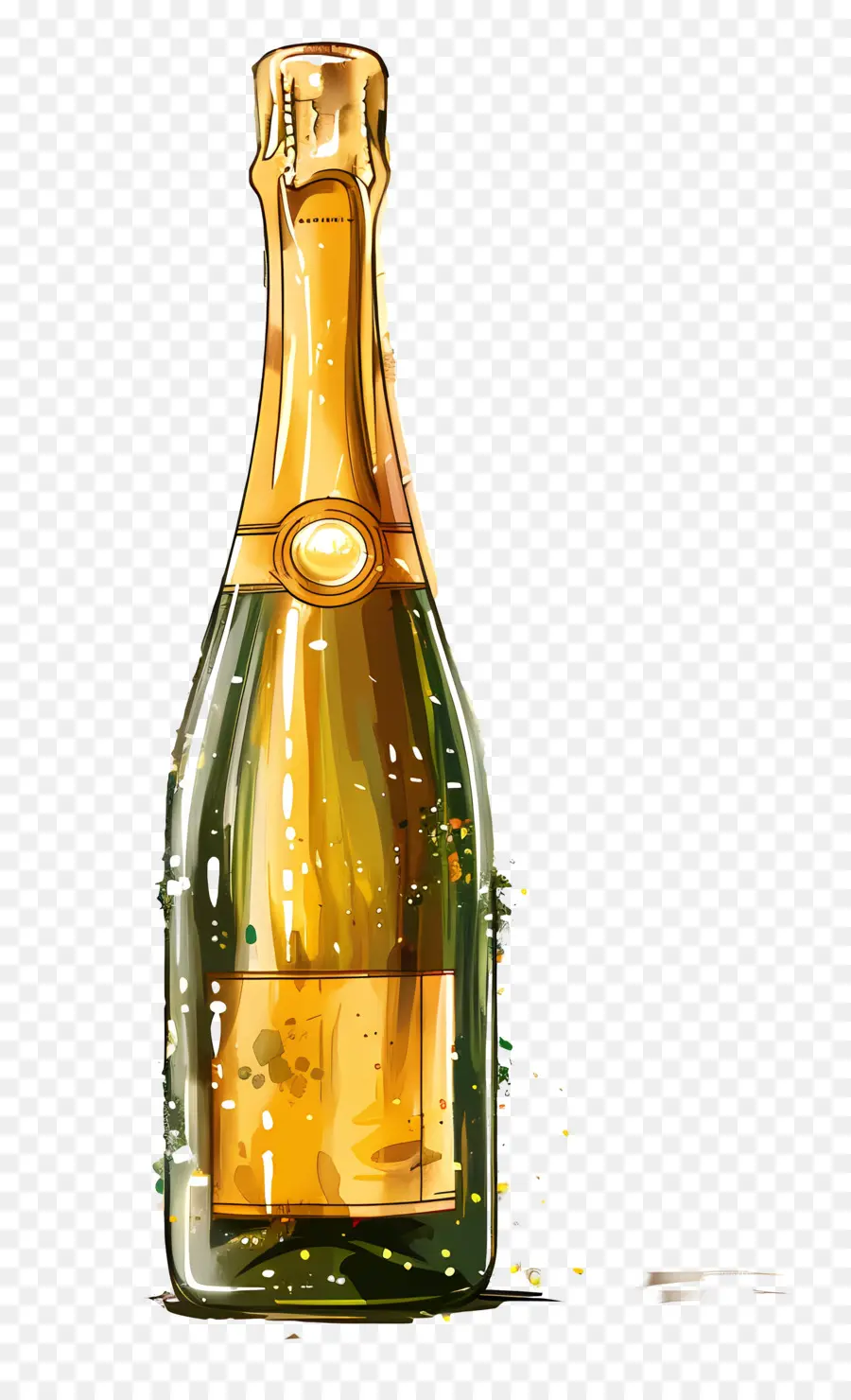 Botella De Champagne，Champaña PNG