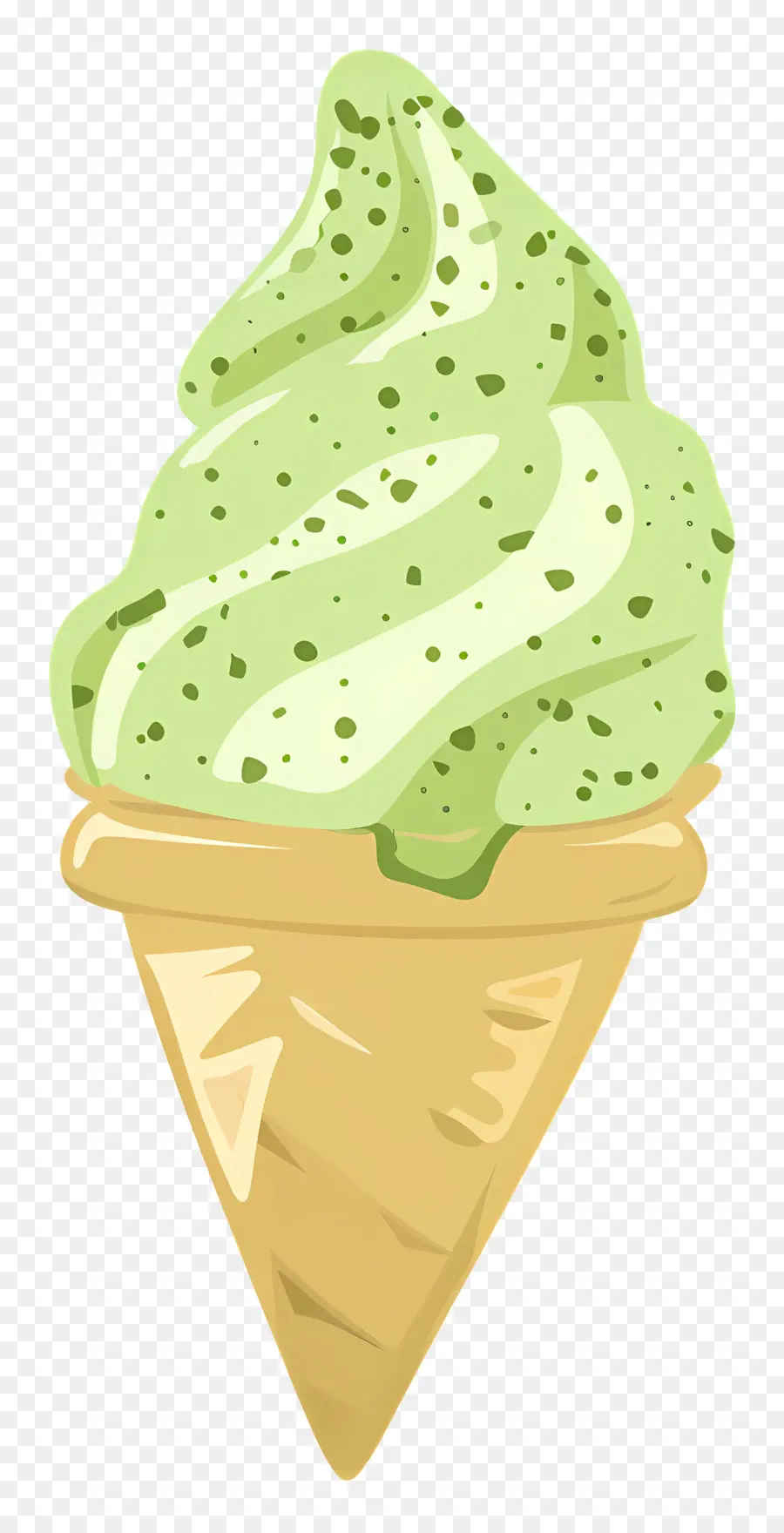 El Helado De，Verde Helado PNG