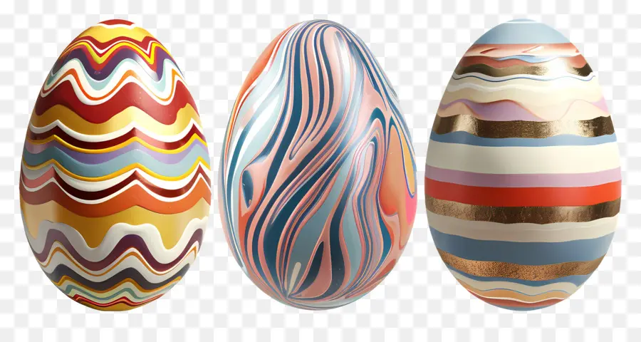 Los Huevos De Pascua，Huevos Decorativos PNG