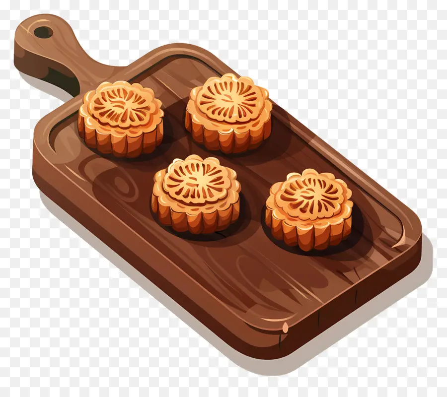 Mooncake，Pastel PNG