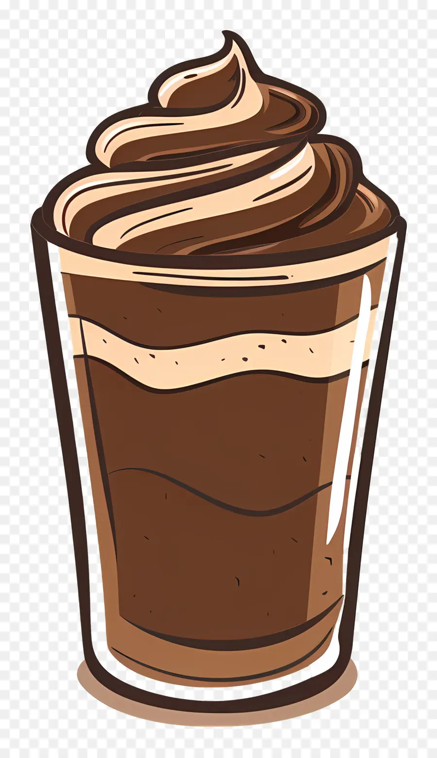 Mousse De Chocolate，Pudín De Chocolate PNG