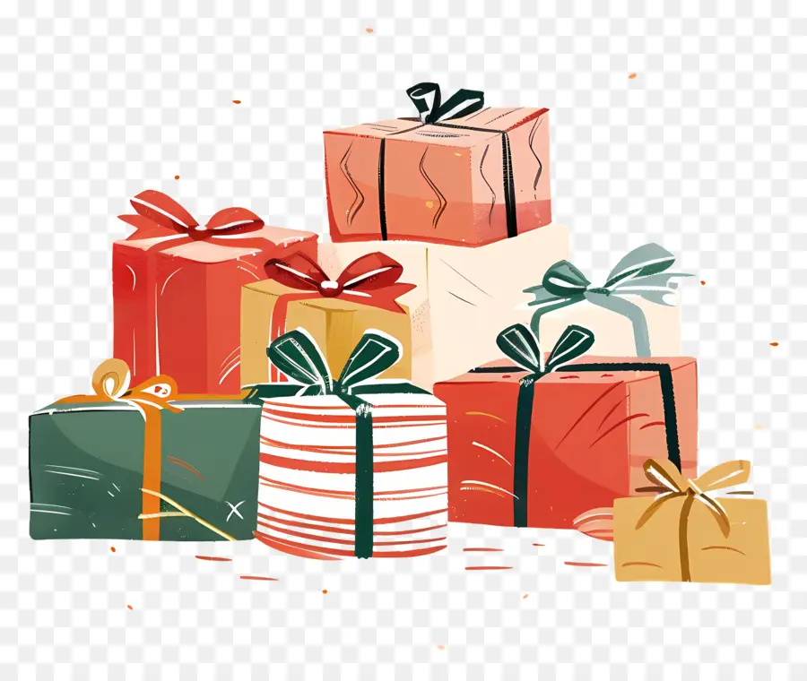 Regalos De Navidad，Christmas Presenta PNG