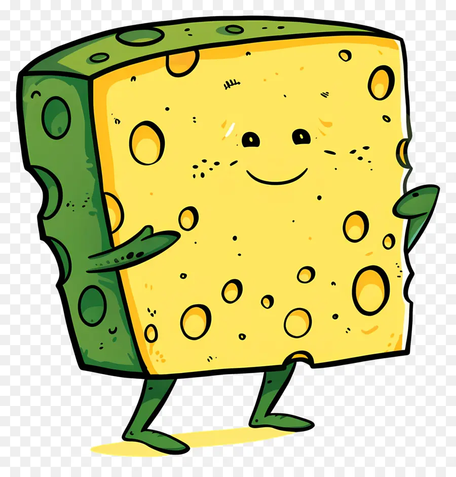 Dibujos Animados De Queso，Queso Caprichoso PNG