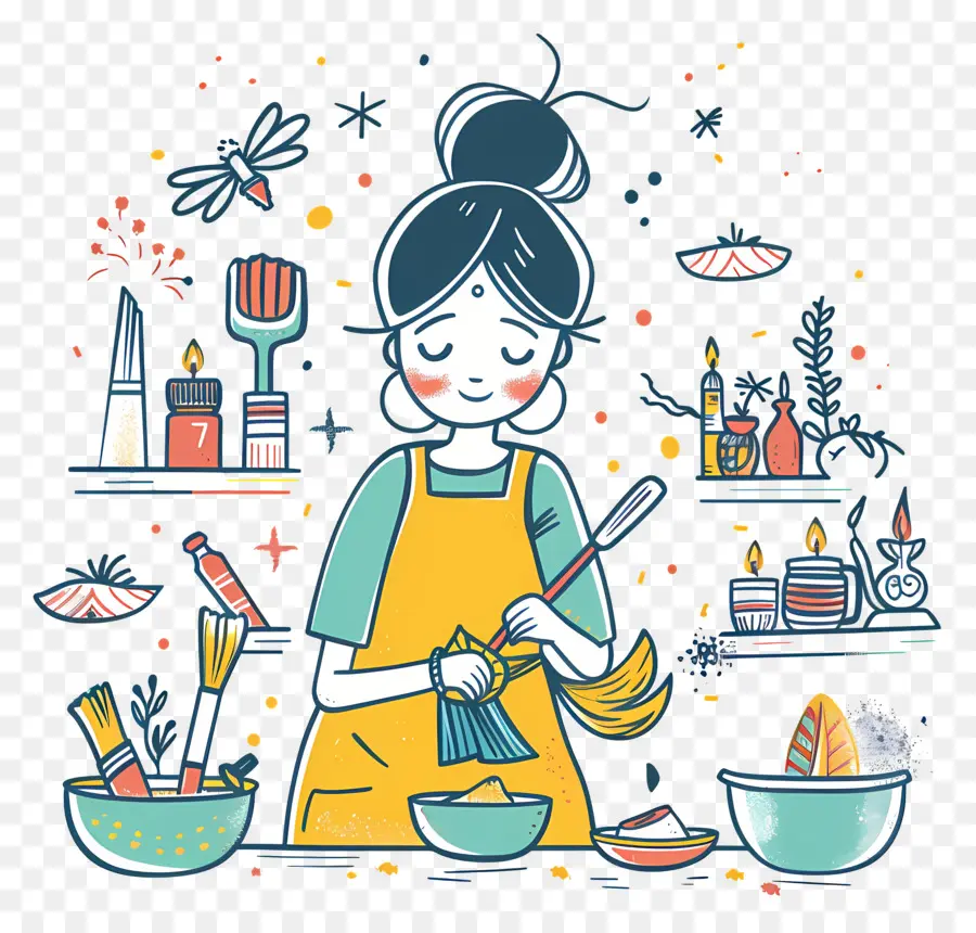 Casa De Limpieza Femenina，La Cocina PNG