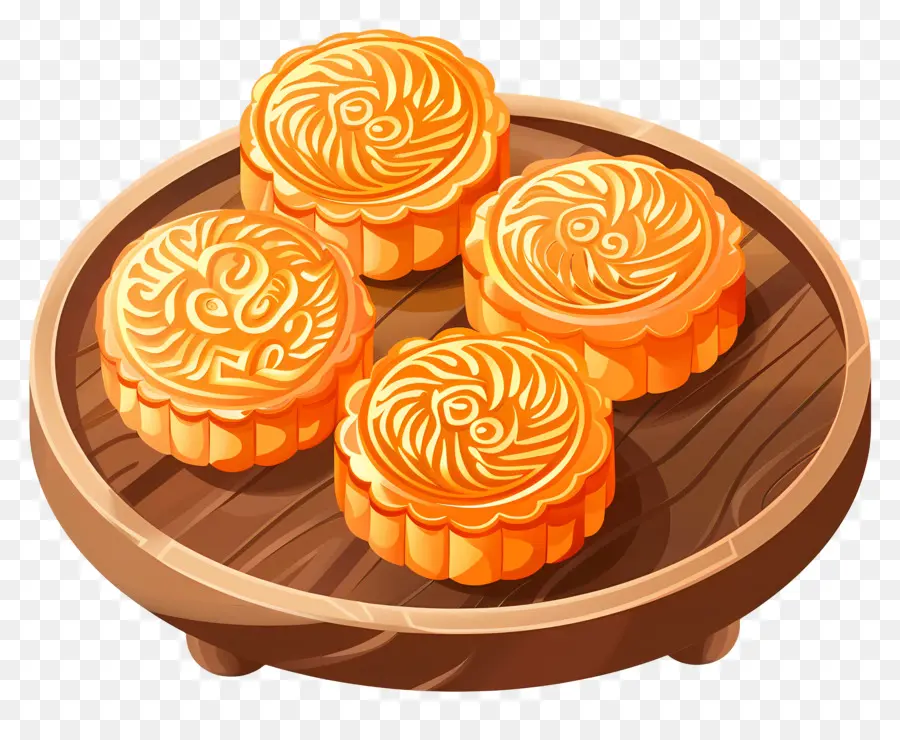 Mooncake，Tartas De Luna PNG