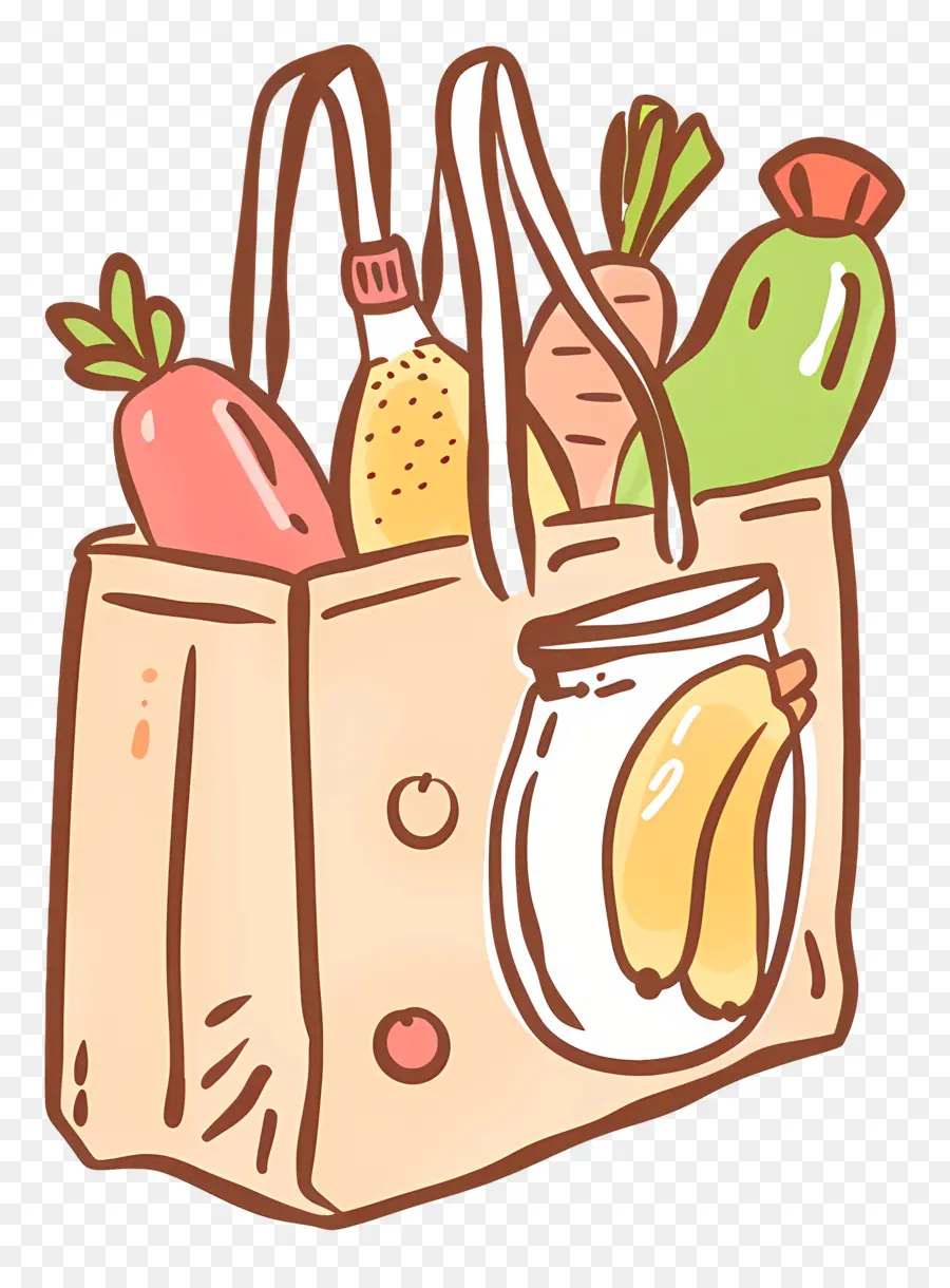 Bolsa De Comestibles，Frutas PNG