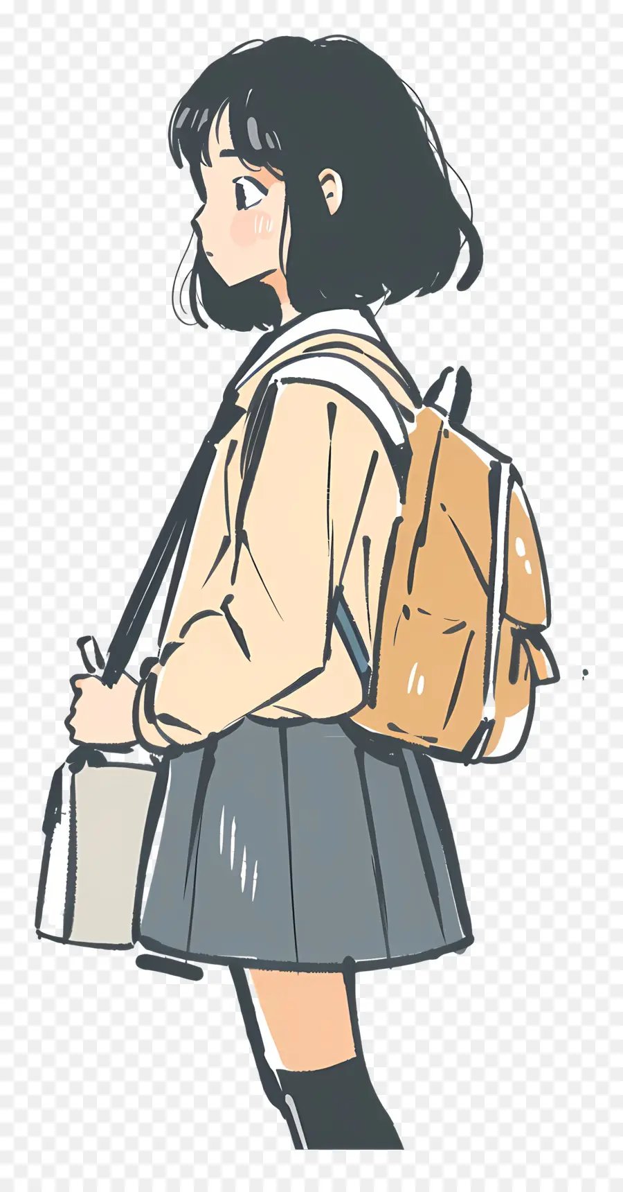 Estudiante，Mujer PNG