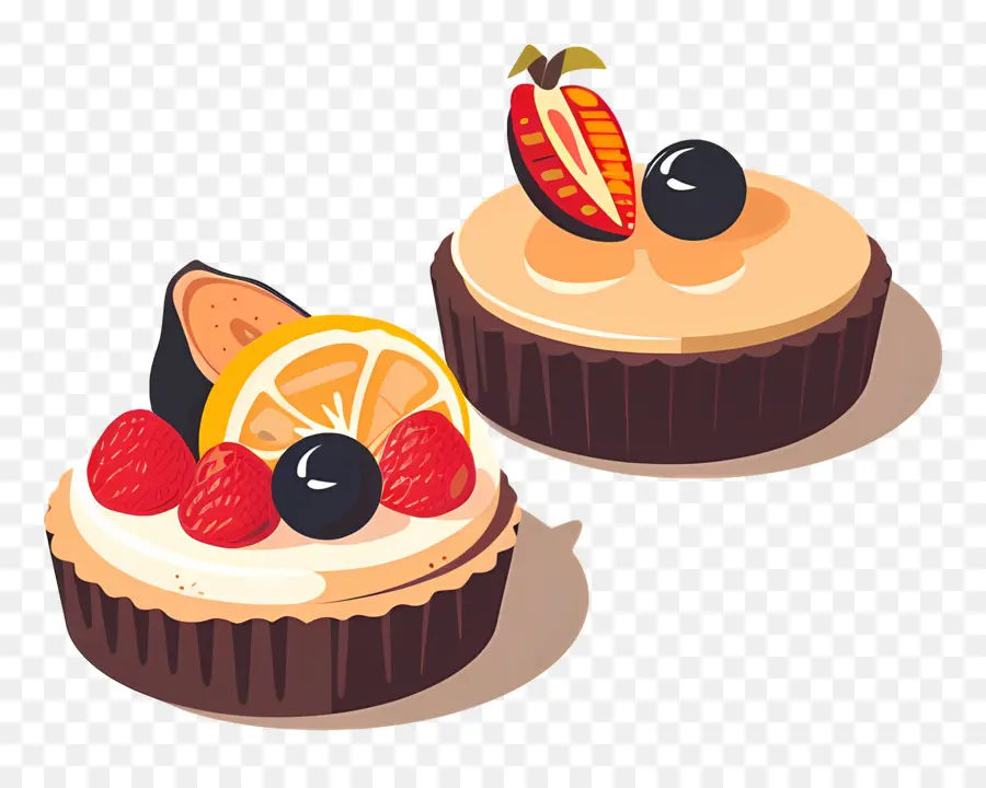 Tartas，Cupcakes PNG