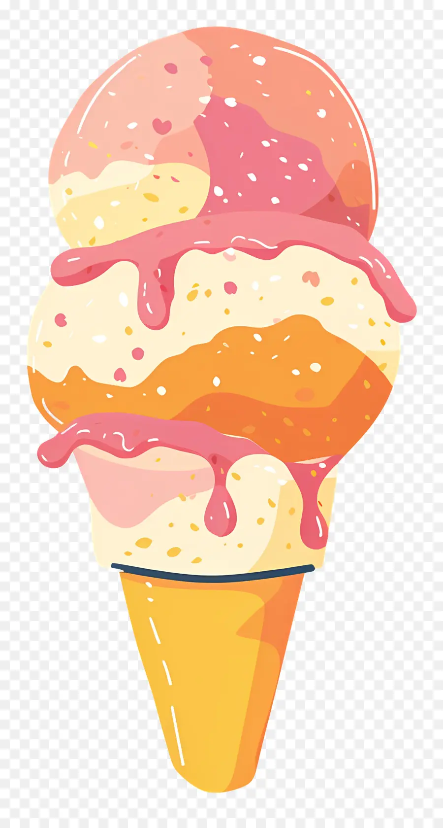 Sorbete，Cono De Helado PNG